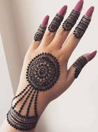 simple mehndi designs for hands 