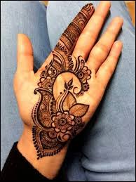 mehndi design in hand simple 