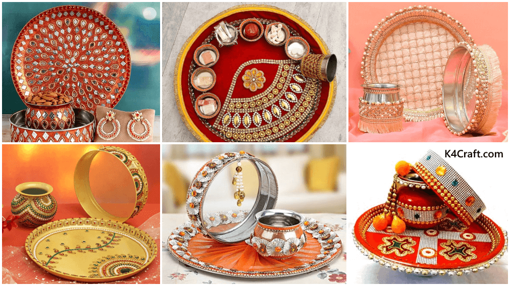 Karva Chauth Thali Decoration 2024 Beautiful Ideas